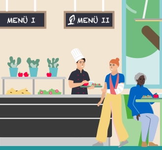 Cafeteria (Illustration)